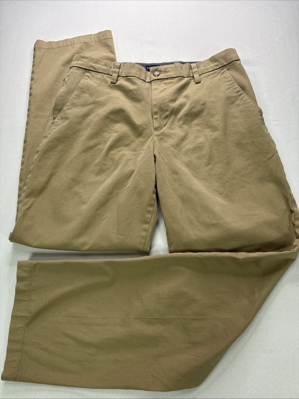 Dockers Smart 360 Flex Classic Fit Chino Pants Mens 34x34 Khaki Straight Leg